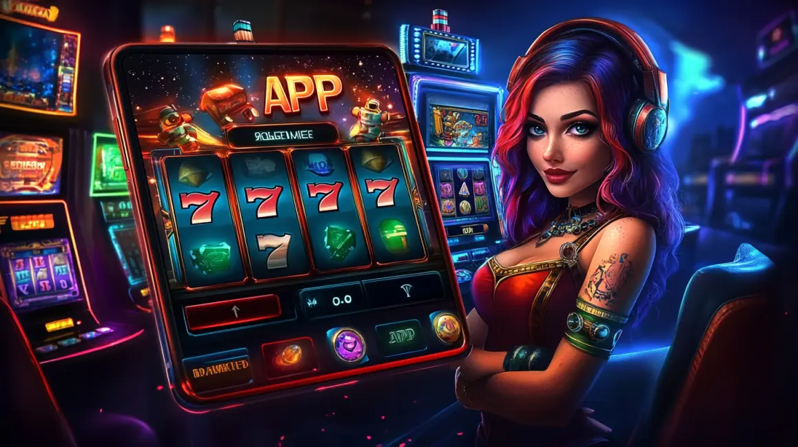 In a packed stadium, a woman holds a phone showing the RICH TURBO app, your all-access pass to live sports betting and instant, in-play wagers on every game.